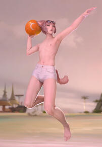 C'ocah playing that Volleyball